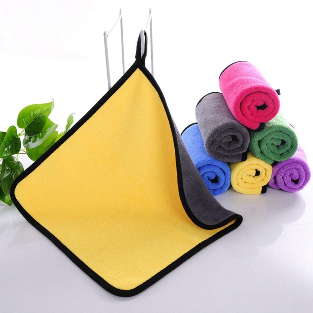 Khăn Lau Xe Hơi Bằng Sợi Microfiber 30x40CM