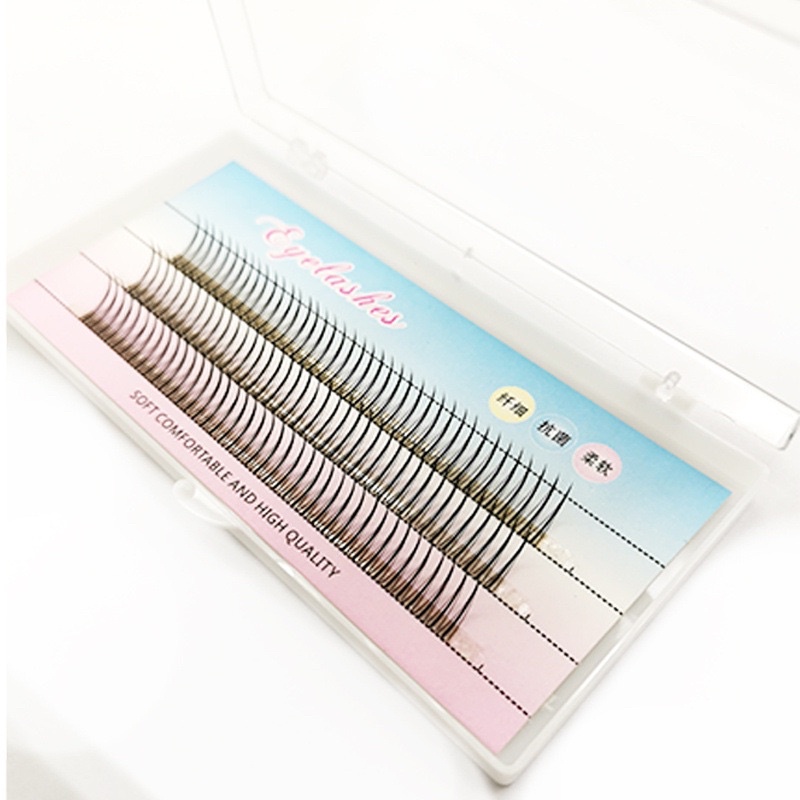 Mi Giả Sợi Chữ A Mỏng Nhẹ Đủ Độ Dài 8-12mm