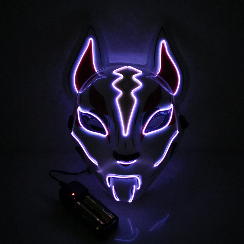 Mặt nạ hóa trang dịp halloween có đèn led phát sáng