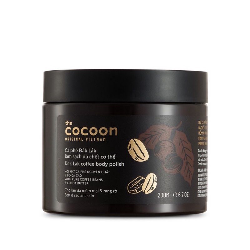 Tẩy Da Chết Cà Phê Đắk Lắk Cocoon [COCOLUX]