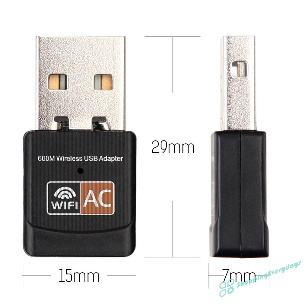 Usb Wifi Không Dây 600mbps 2.4g/5g Hz 802.11ac | BigBuy360 - bigbuy360.vn