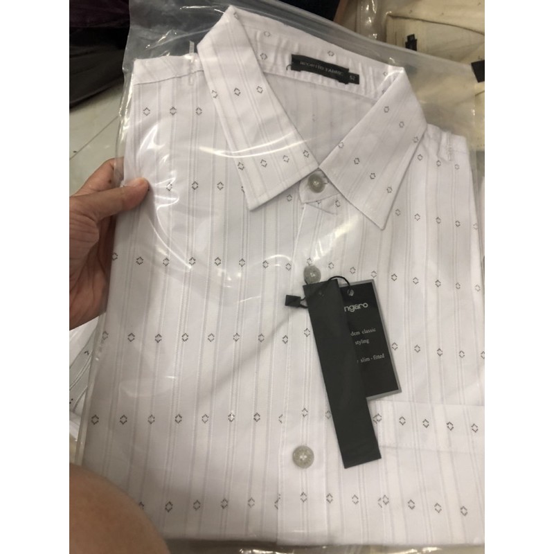 Áo sơ mi trung niên tay ngắn Việt Anh cao cấp