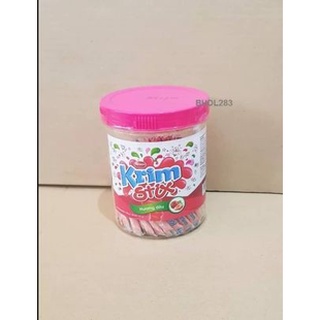 Kẹo que mềm dâu krim stix - giá sỉ