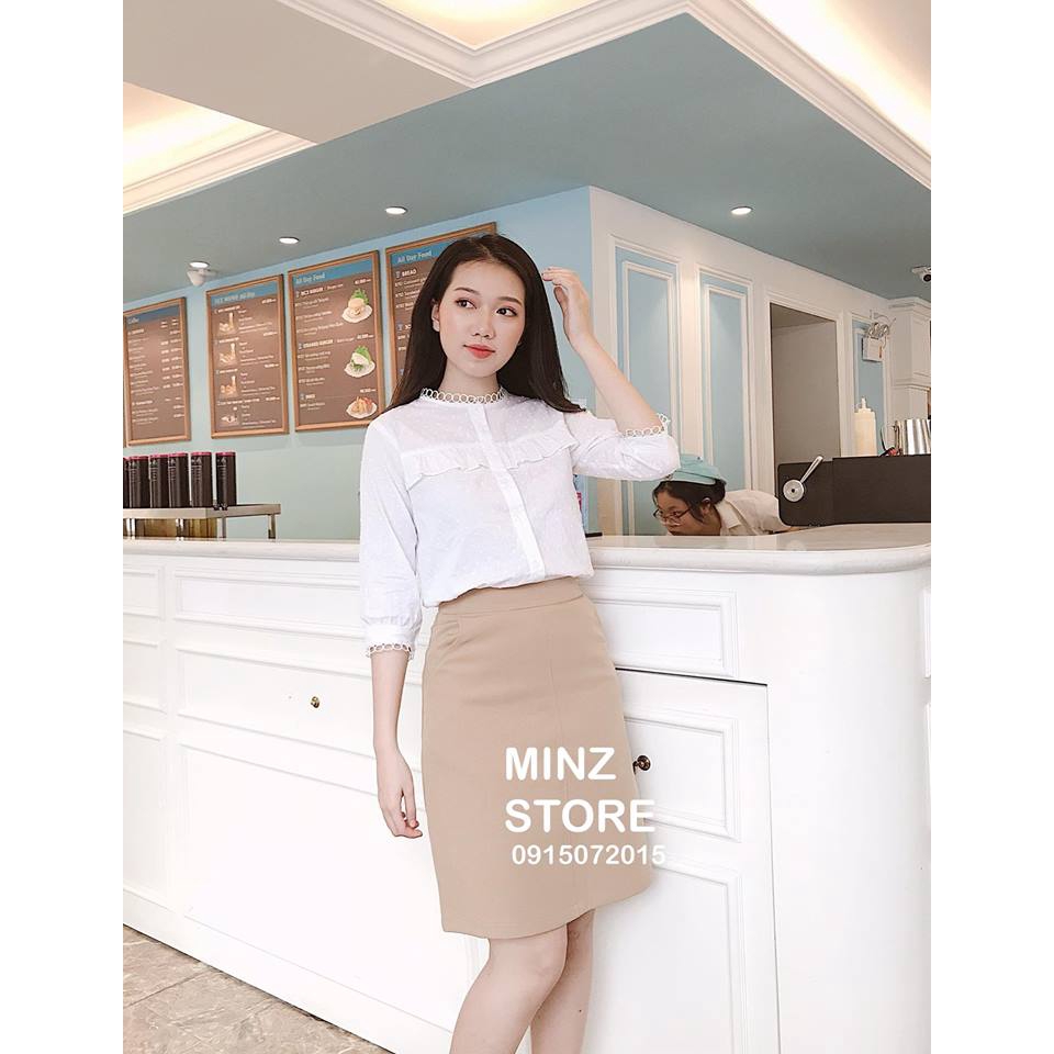 Chân váy A gân giữa | BigBuy360 - bigbuy360.vn