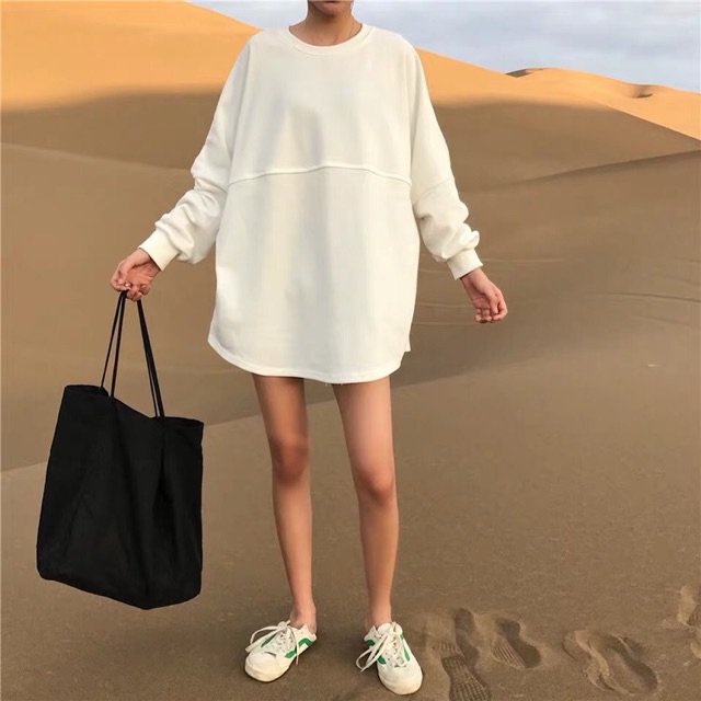 Á hoodie nữ kiểu giấu quần