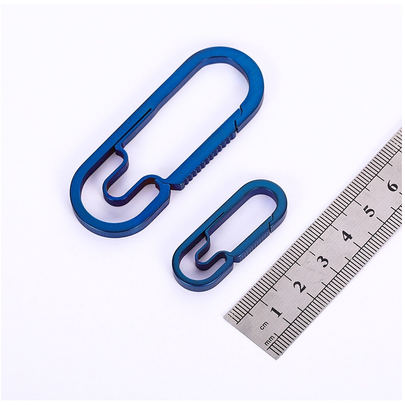 Móc Treo Chìa Khóa Mini Bằng Titan Co Giãn Tiện Dụng