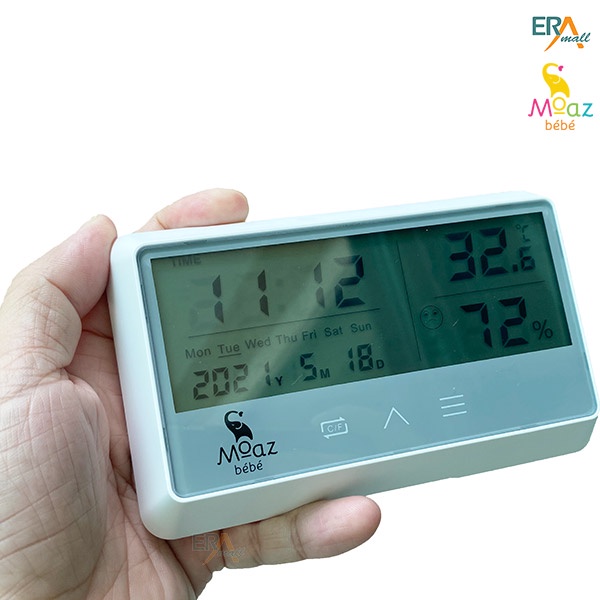 Nhiệt ẩm kế đa năng Moaz BéBé MB027 CHÍNH HÃNG | GIÁ TỐT | GIAO NHANH