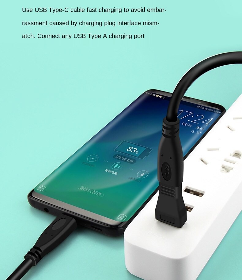 【HDMI】type- C Female to USB Public Connector Charging Test 3.1USB-C Mother Receive Hard Disk USB 3.0