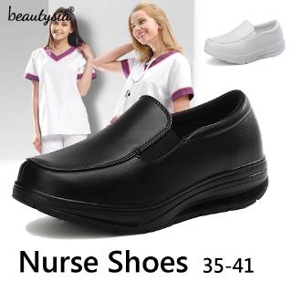 Giày Lười Da Đế Độn Size 35-41 Cho Nữ