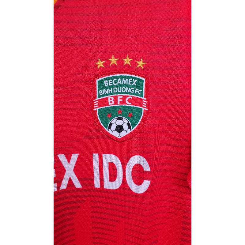 Áo đấu chính hãng CLB Becamex Bình Dương màu đỏ
