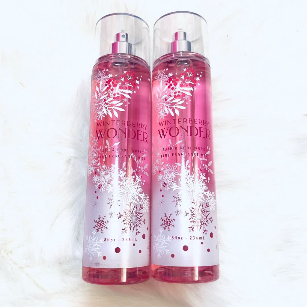 Xịt thơm body Bath &amp; Body Works Winterberry Wonder 236ML