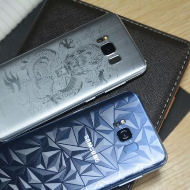 Note 8 - Miếng dán lưng 3D Kim cương/ Rồng/ Trong suốt