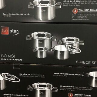 Bộ nồi inox cao cấp