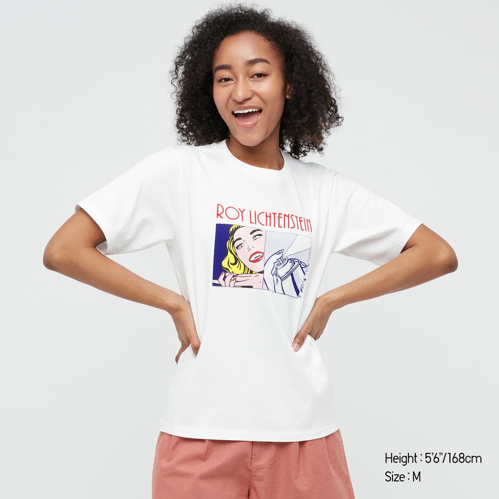 Áo phông Nữ UT Roy Lichtenstein 6 ❤️ (UNIQLO Nhật Chính Hãng)