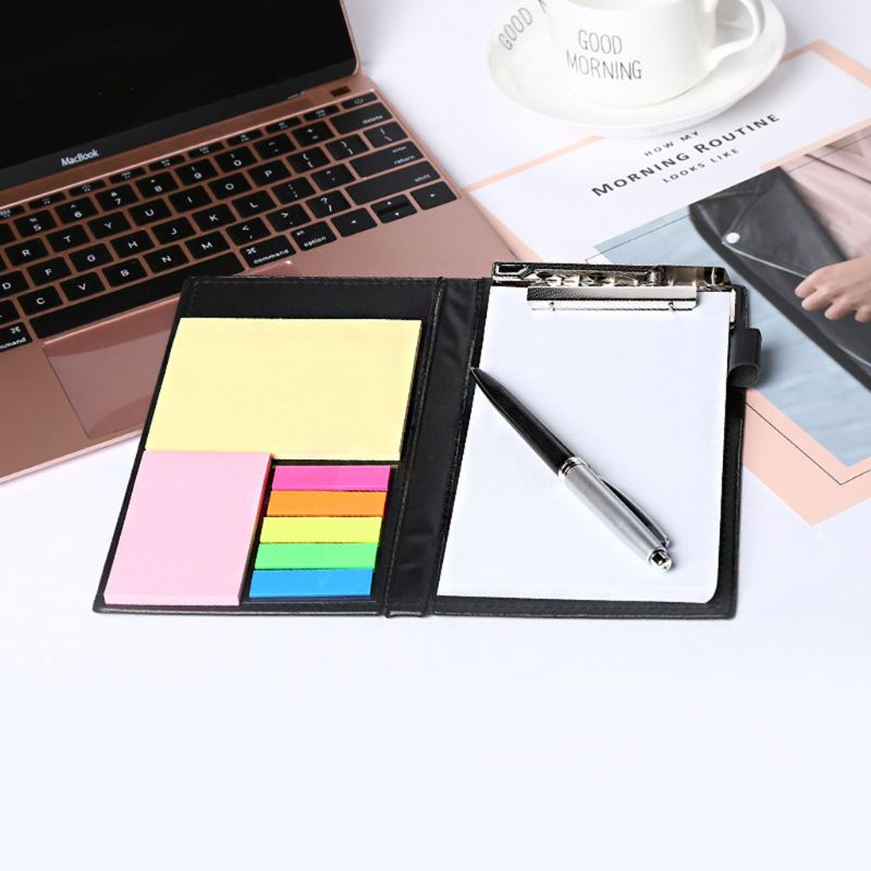 Sổ Tay Ghi Chú Bằng Da Kèm Bút Tiện Dụng Cho Văn Phòng / Trường Học