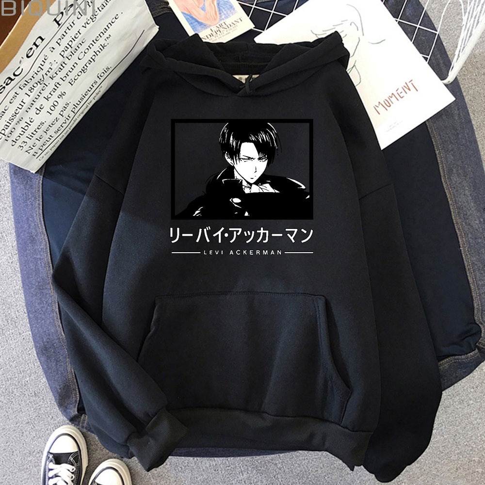 🔥HOT HOT🔥 BST ÁO Hoodie Dáng Rộng In Hình Anime Attack On Titan Thời Trang Cho Nam | BigBuy360 - bigbuy360.vn