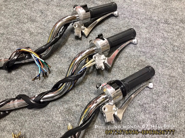 Combo ghi đông cds loại dày xi bóng chắn chắn