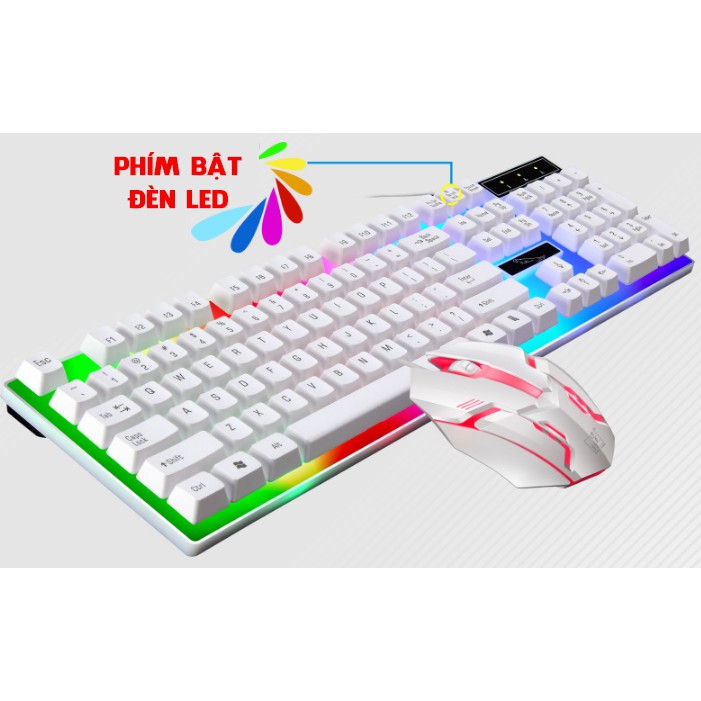 Bộ Bàn phím + Chuột chuyên game cao cấp G21B LED 7 màu - Bàn phím cho game thủ