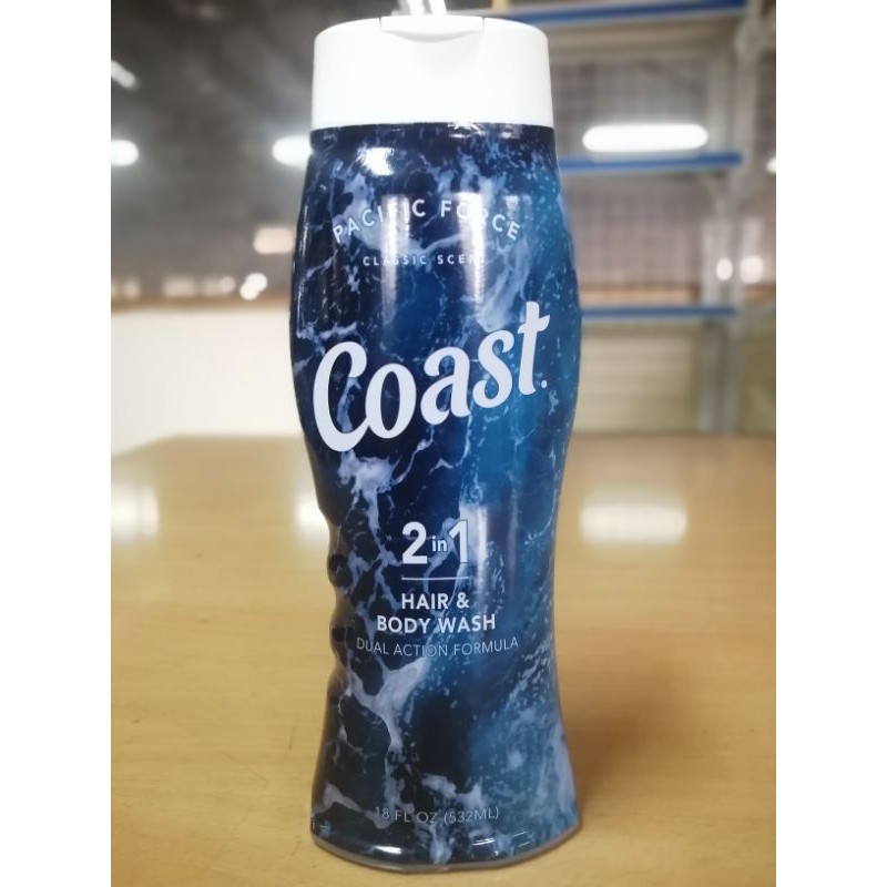  Sữa tắm gội Coast Hair body wash 2in1 532ml