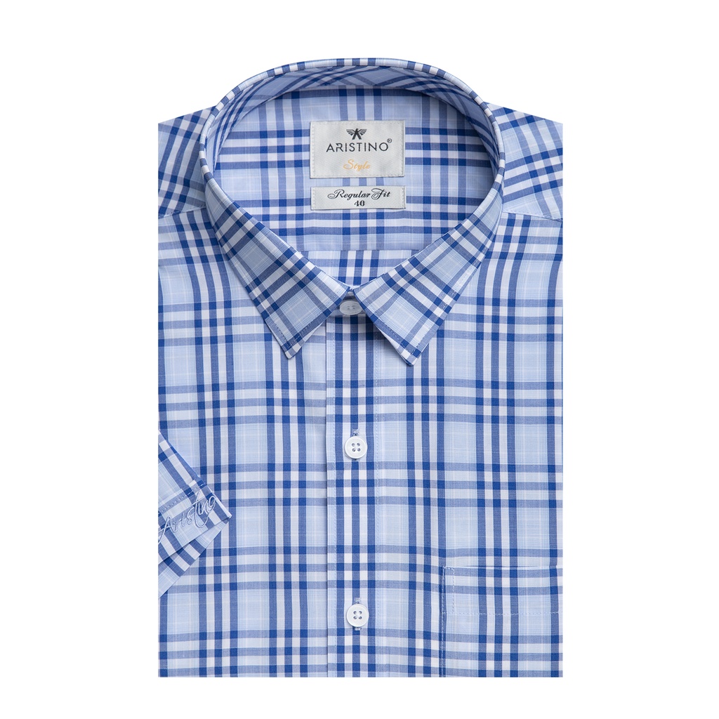 ÁO SƠ MI NAM NGẮN TAY ARISTINO ASS185S1