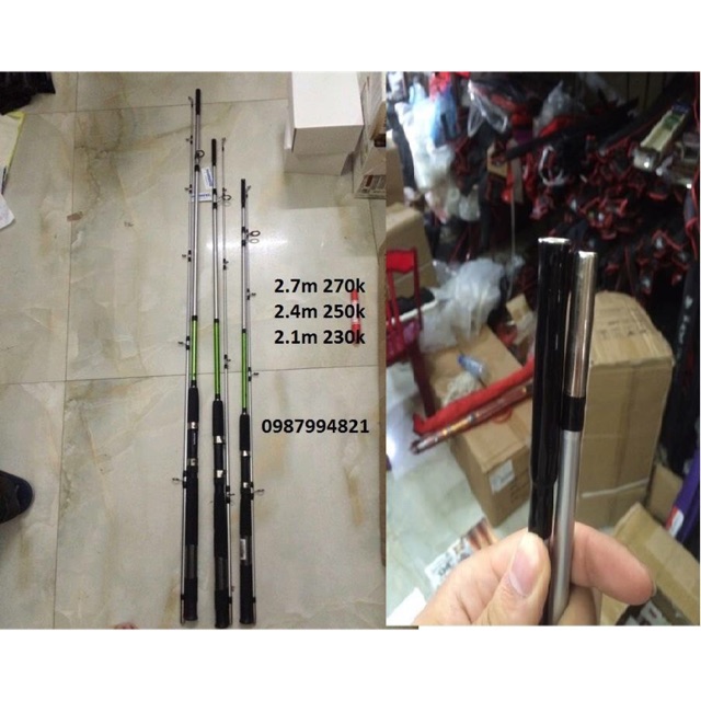Cần câu 2 khúc shimano cruza 2602 đặc 2,7m 2,4m 2,1m