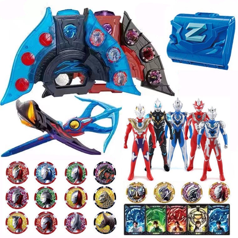 HOTZeta Ultraman Biến hình Thanh kiếm ma thuật Beria Zeta Thăng hoa Búp bê mềm Bộ đồ chơi trẻ em cậu bé