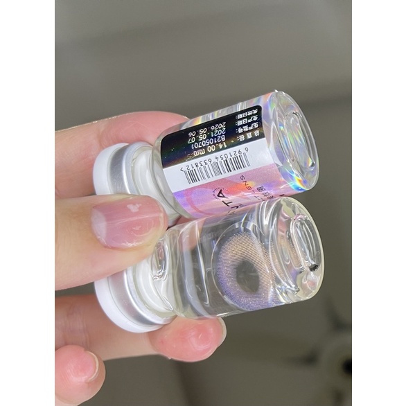 Kính áp tròng nội địa trung xinh đẹp xanh, xám, hồng,cam, đào, nâu,rêu 0 độ