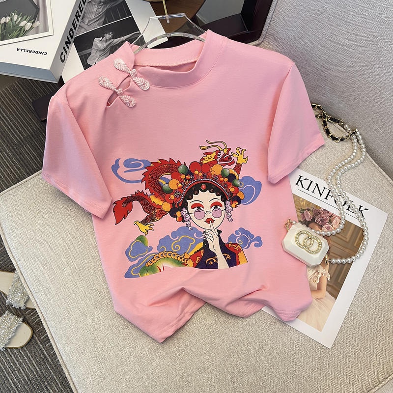 Áo Thun Nữ Ngắn Tay Cổ Tròn Phong Cách Thời Trang Mới