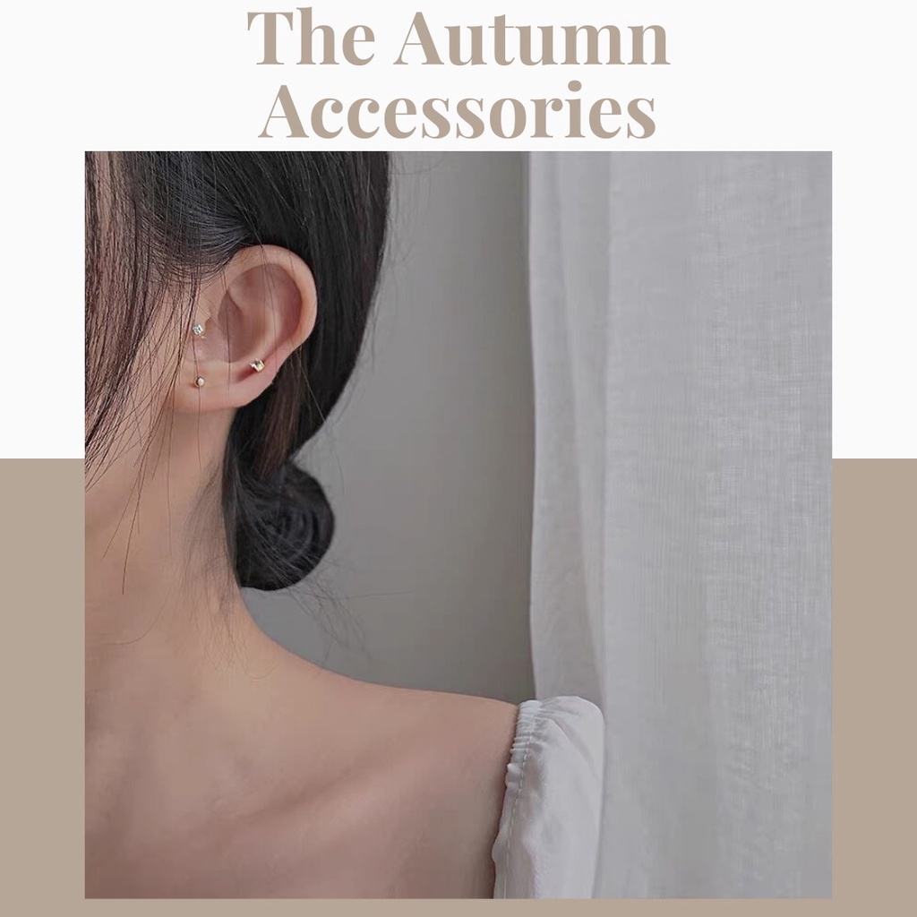 Set 5 khuyên tai mạ vàng The Autumn Accessories - SK02