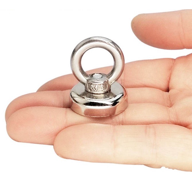 Nam châm móc tròn lực từ mạnh, phi 25mm, độ bên cực cao