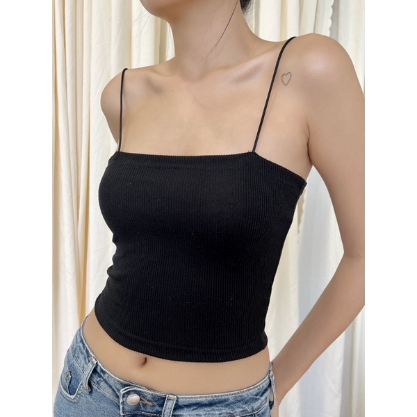 Áo thun gân 2 dây