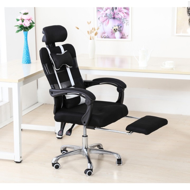 [HÀNG LOẠi 1]Ghế xoay văn phòng - Ghế xoay văn phòng chống mỏi - Ghế văn phòng ngả lưng + duỗi chân ngủ trưa, có bánh xe