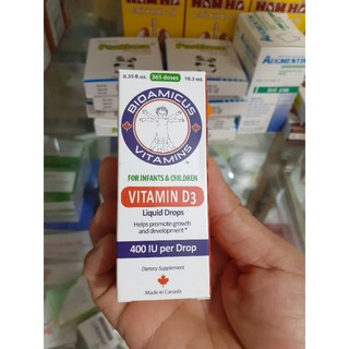 (Ib nhận mã) Bioamicus Vitamin D3 (lọ 10ml)