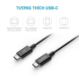 Cáp ANKER Chuyển Đổi USB-C Ra USB-C 2.0 1m - A8180