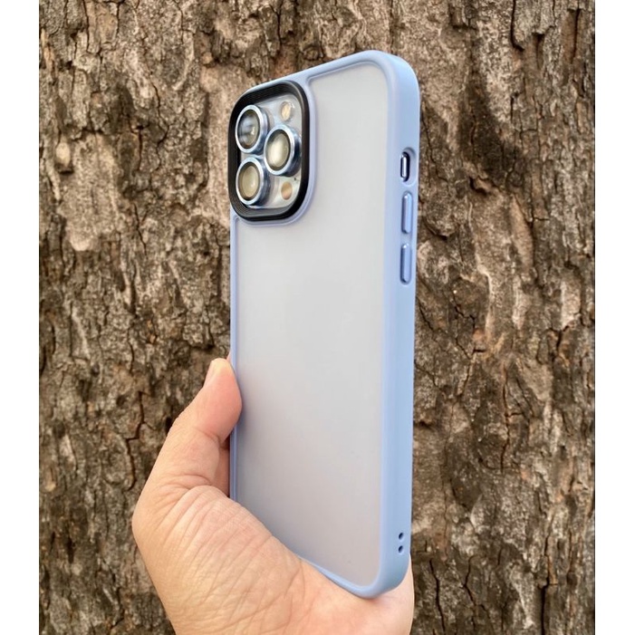 Ốp lưng LIKGUS nhám viền màu máy iPhone 13 pro max , 13 pro ,13 bảo vệ máy