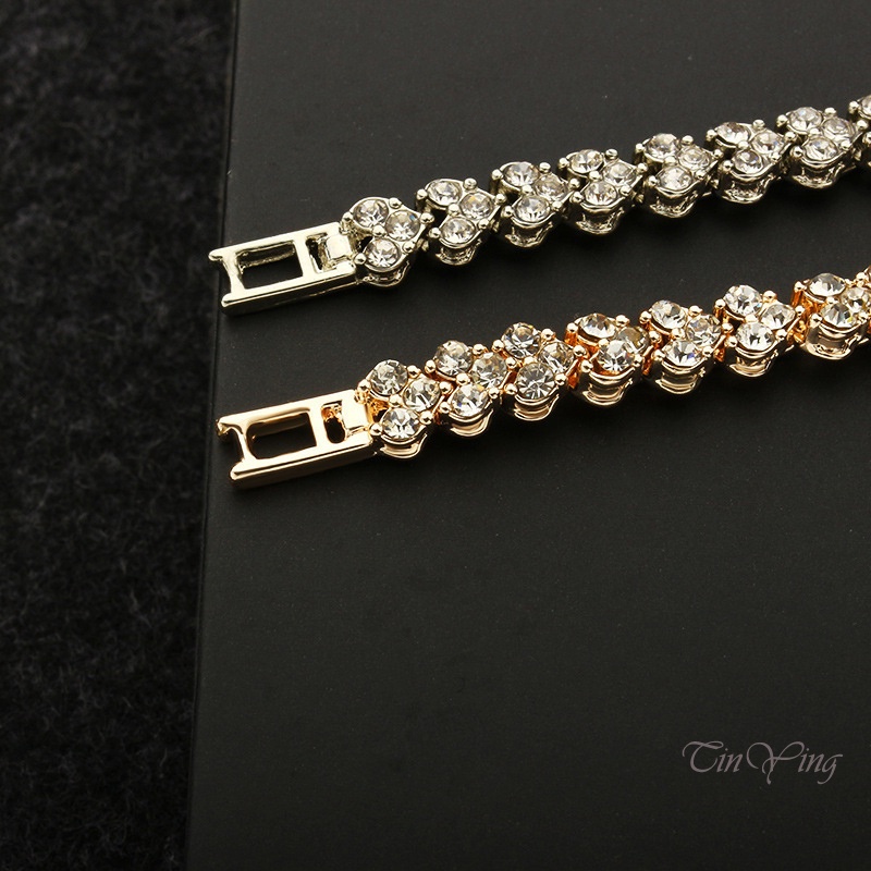 GETNOIVAS Vòng Đeo Tay Bằng Hợp Kim Mặt Hình Trái Tim Thời Trang Cho Nữ