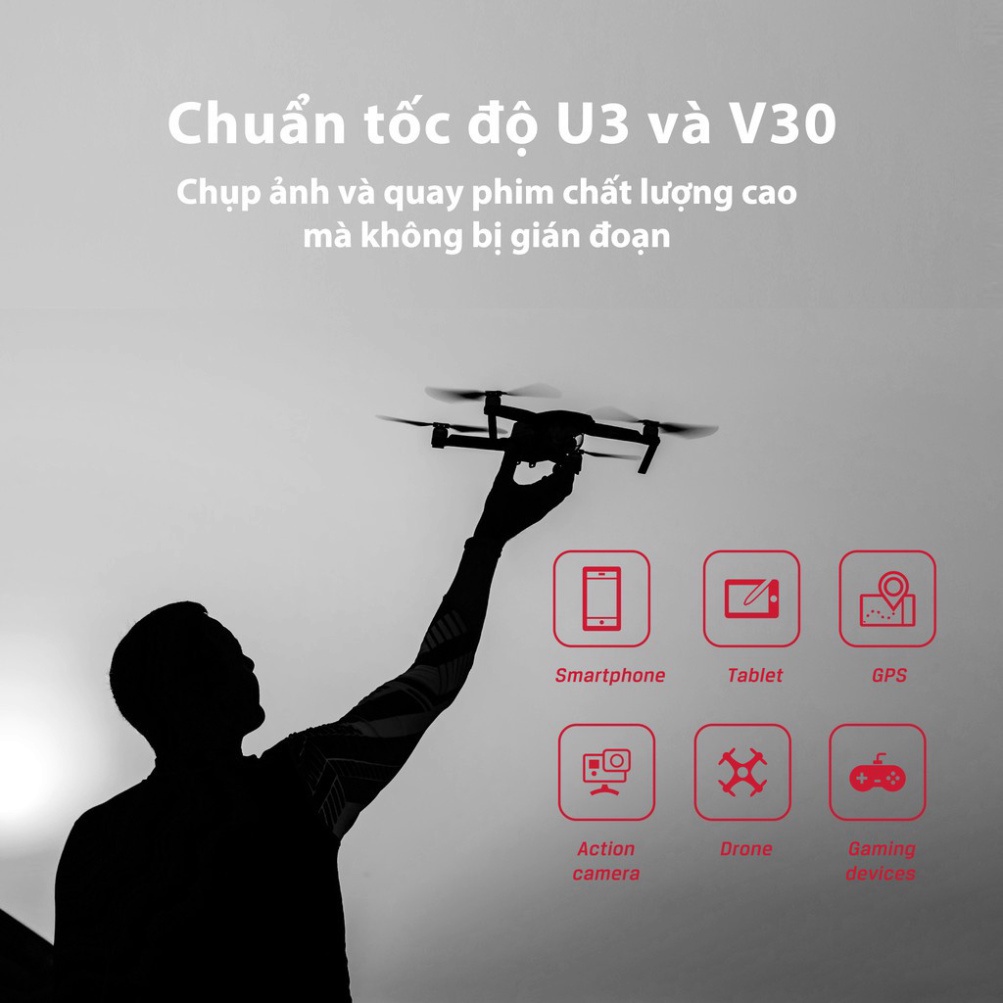 Thẻ nhớ micSDXC Kingston Canvas React Plus 128GB 300mbs/260mbs quay video UHS-II 4K/8K, Flycam HD MLPMR2/128GB | BigBuy360 - bigbuy360.vn