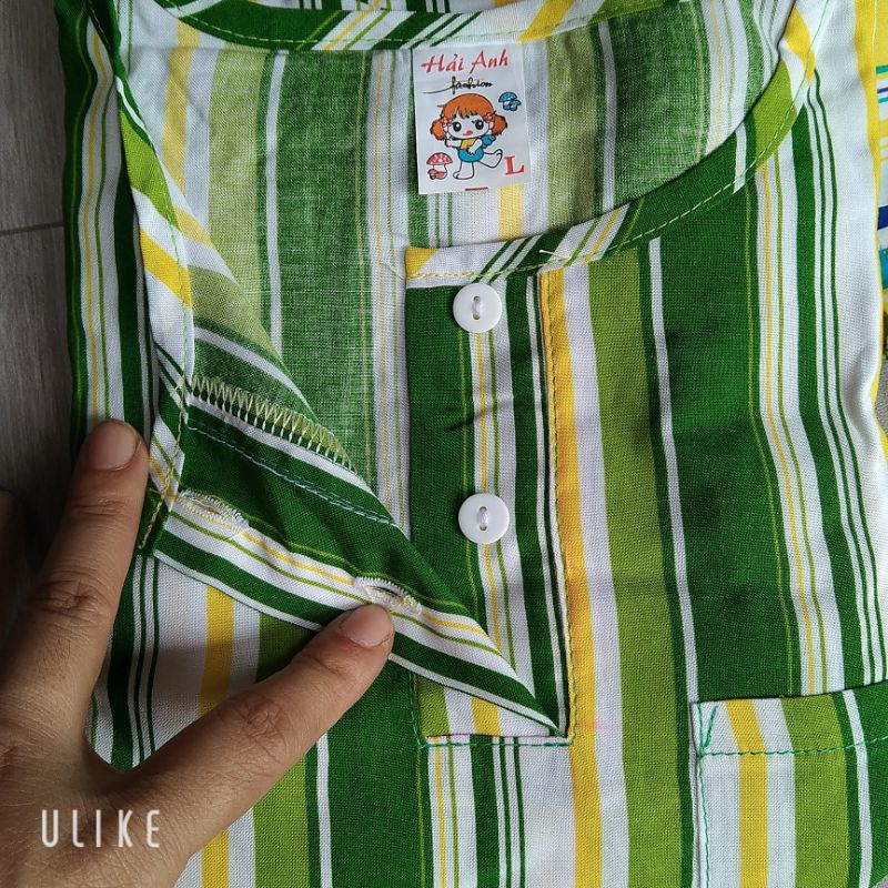 Bộ quần áo tol(lanh) tay ngắn vải công ty Thắng Lợi mềm, mịn,mát,thoáng,ít co rút cho bé trai từ 40_50kg