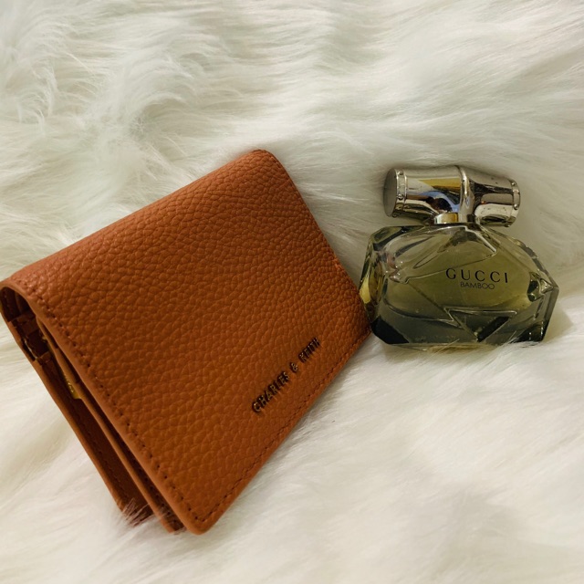 🍒VÍ CHARLES & KEITH MÀU HỒNG NUDE