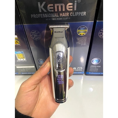 Tông đơ chấn viền Kemei 5027 lưỡi đã mài chuốt máy khỏe chạy êm pin trâu bảo hành 6 tháng