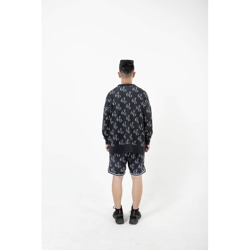 ÁO KHOÁC DÀI TAY CARDIGAN NAVY MONOGRAM / UNISEX | BigBuy360 - bigbuy360.vn
