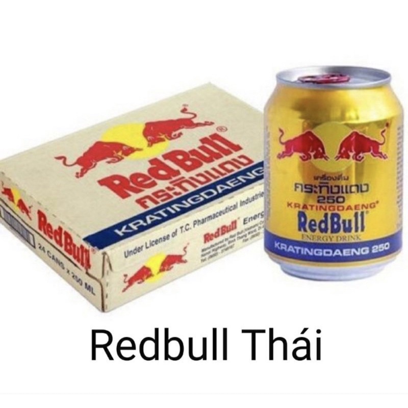 RedBull Bò cụng thái Lon 250 ml