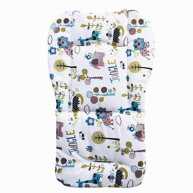 Đệm Lót Xe Đẩy Em Bé Chất Liệu Cotton Dày Dặn Mềm Mại Thông Dụng