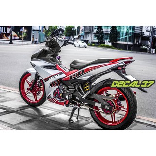 Tem Trùm Exciter 150 Trắng đỏ Edition