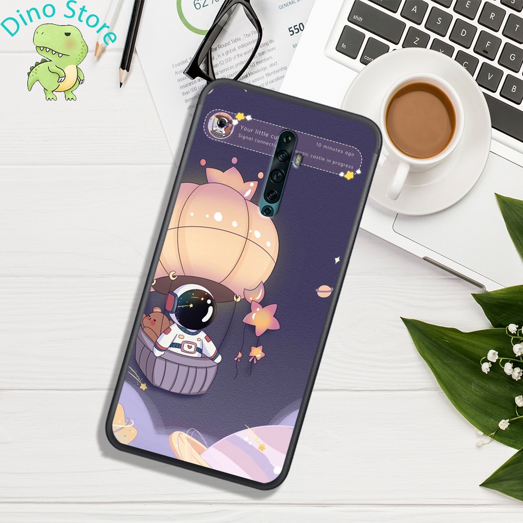 Ốp Lưng OPPO REALME X - OPPO K3 - RENO - RENO 2 - RENO 2F , In hình Astronuats Chibi cực đẹp.