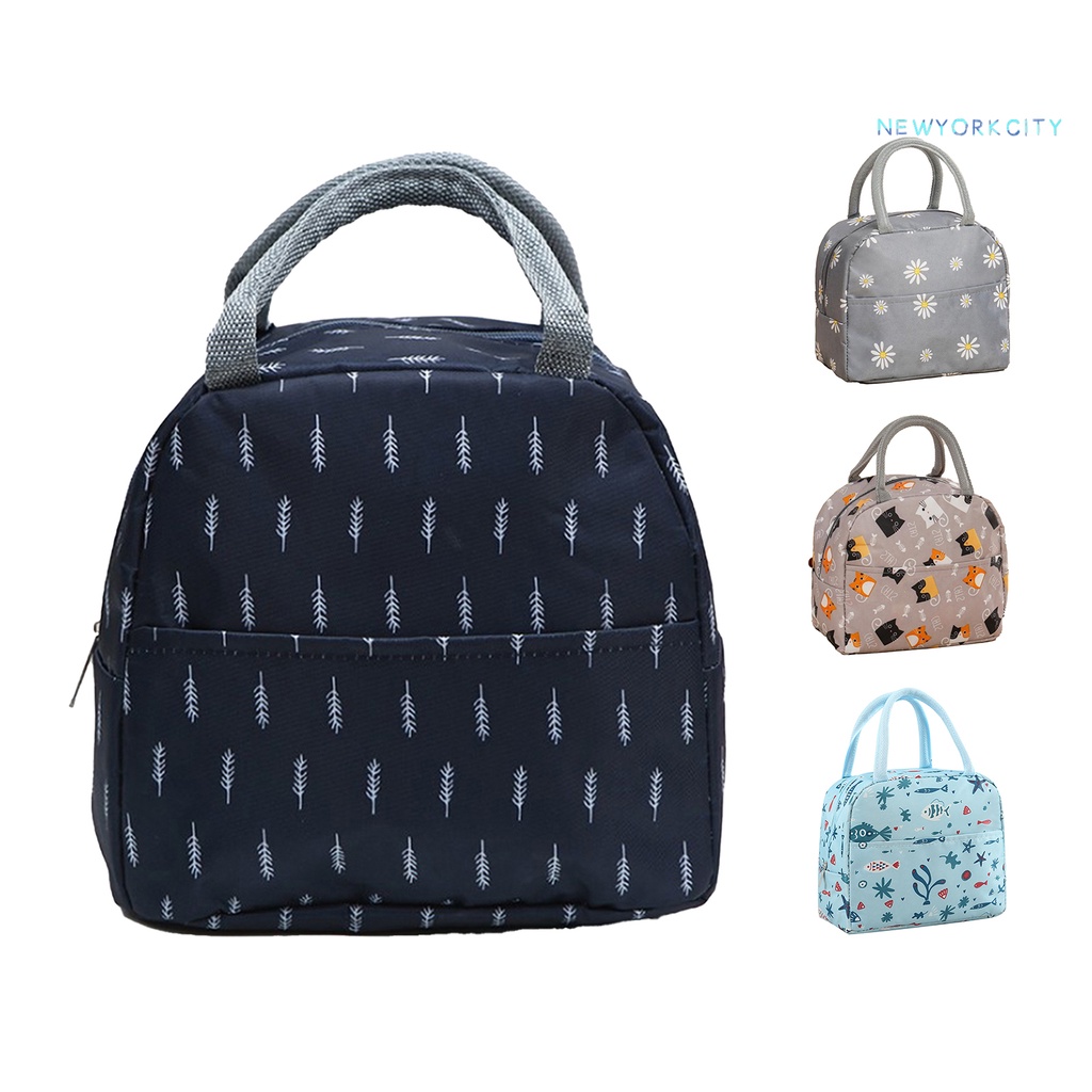 Túi Tote Lá Nhôm Cách Nhiệt Chống Rách Chống Rách Dùng Đi Cắm Trại/Đi Biển NYC