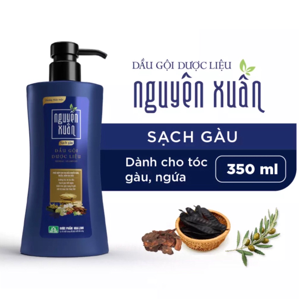 Dầu Gội Dược Liệu Nguyên Xuân Chai Khổng Lồ 350ml Siêu Tiết Kiệm