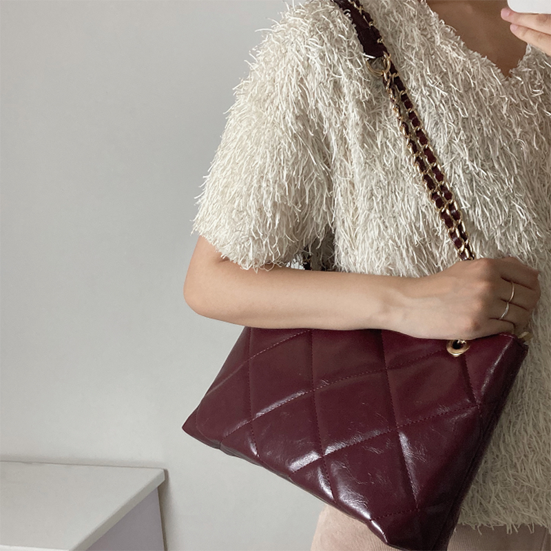 Túi đeo vai IELGY bằng da PU phong cách Hàn Quốc thời trang thanh lịch cho nữ