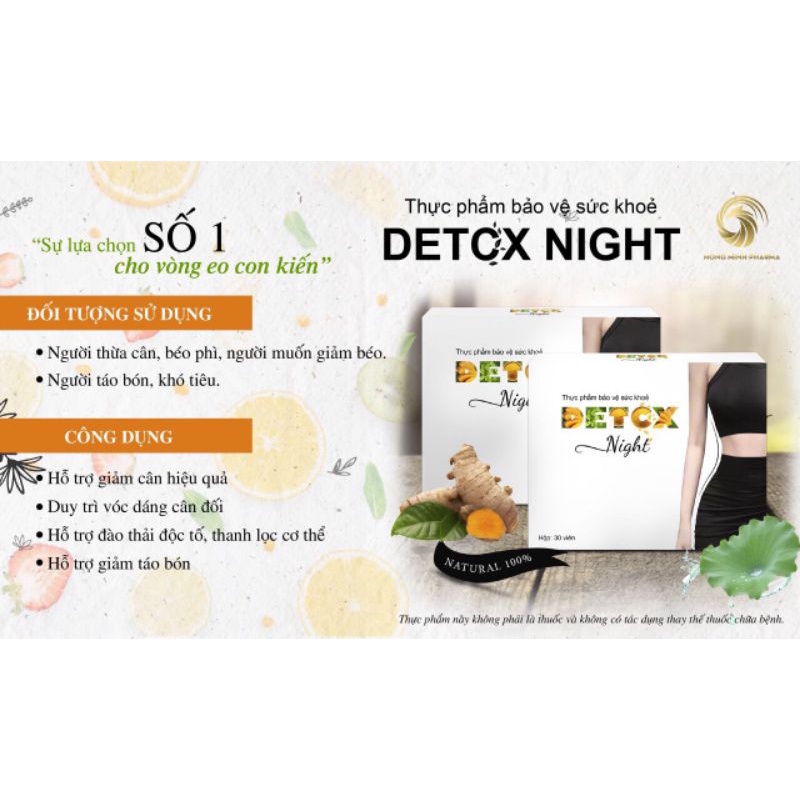 Detox giảm bụng mỡ