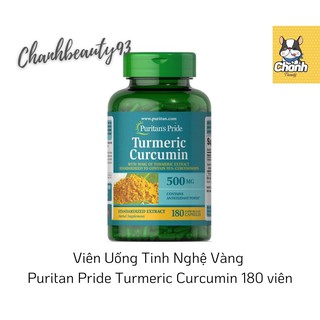 Tinh chất nghệ vàng curcumin Puritan's Pride 500mg, 180 viên